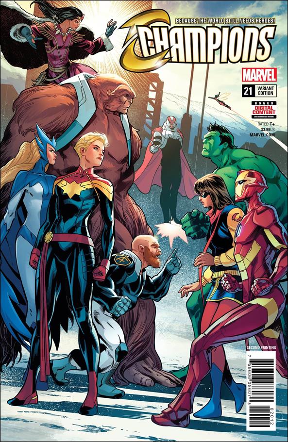 Champions (2016) issue 21-B Sean Izaakse Cover (2nd Printing)