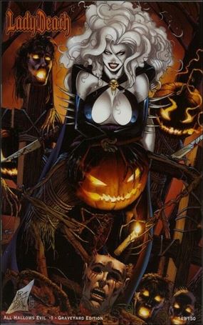 Lady Death: All Hallows Evil  issue 1-U Graveyard Edition 1/150