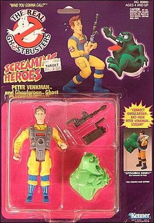 Real Ghostbusters: Screaming Heroes figure 3 Peter Venkman and Ghoulgroan Ghost