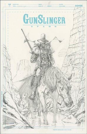 Gunslinger Spawn issue 1-H Greg Capullo 1:50 Sketch Cover