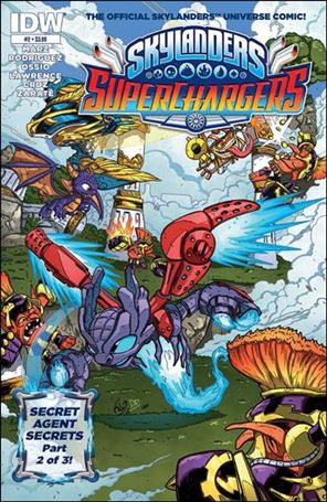 Skylanders Superchargers issue 2 Fico Ossio Cover