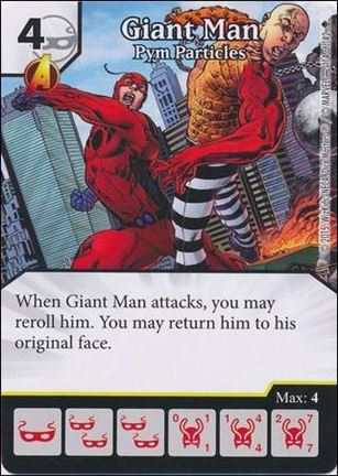Marvel Dice Masters Age of Ultron  card 114 Giant- Man: Pym Particles