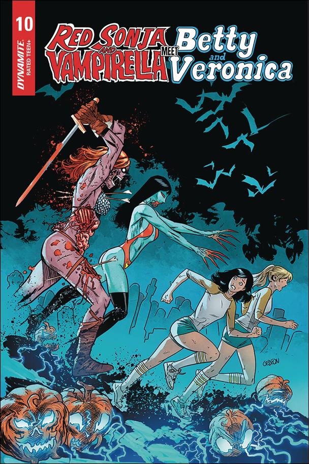 Red Sonja and Vampirella Meet Betty and Veronica issue 10-F Juan Gedeon 1:5 Cover