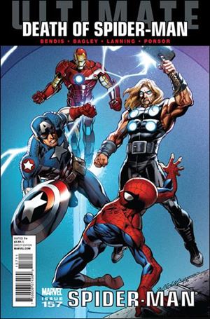 Ultimate Spider-Man (2000) issue 157 Mark Bagley Cover