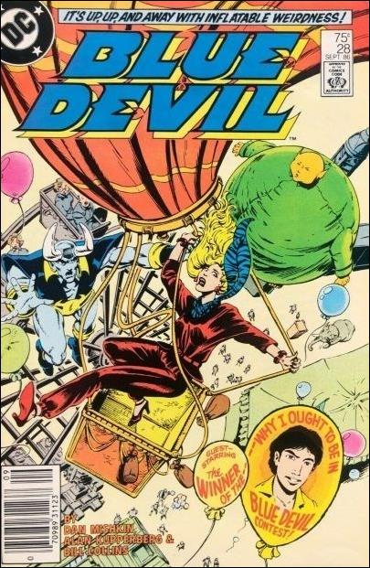 Blue Devil issue 28-B Newsstand Cover