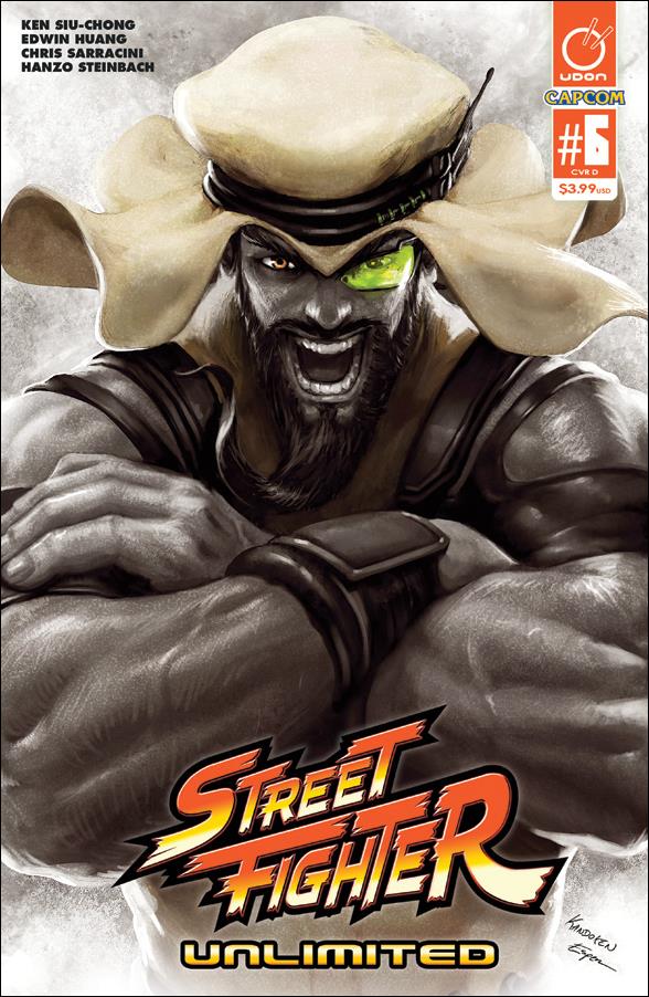 Street Fighter Unlimited issue 6-D Steve "Kandoken" Mack 1:20 Cover