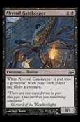 Magic the Gathering: Duel Decks: Divine vs. Demonic (Base Set) card 31 Abyssal Gatekeeper