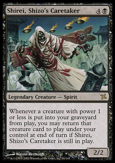 Magic the Gathering: Betrayers of Kamigawa (Base Set) card 81 Shirei, Shizo's Caretaker