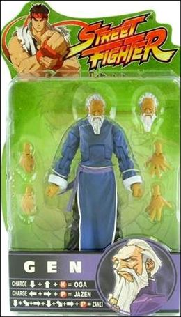 Street Fighter (Round 3) figure 3-B Gen (Blue)