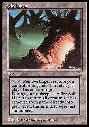 Magic the Gathering: The Dark (Base Set) card 118 Safe Haven