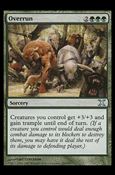 Magic the Gathering: 10th Edition (Base Set) card 284 Overrun