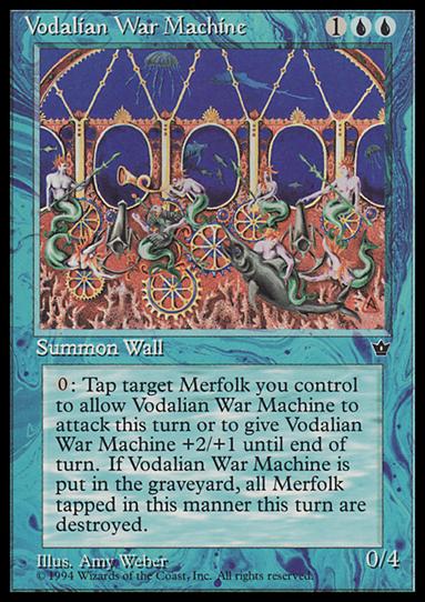 Magic the Gathering: Fallen Empires (Base Set) card 32 Vodalian War Machine