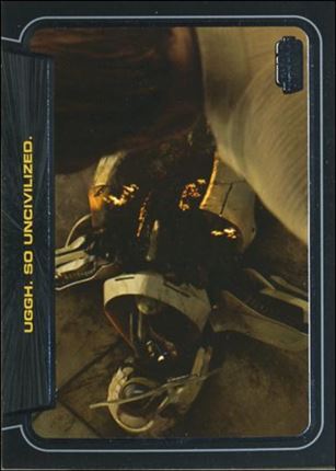 Star Wars Galactic Files (Classic Lines Subset) card CL-8 Uggh. So Uncivilized.