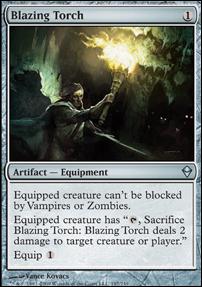 Magic The Gathering: Zendikar (Base Set) card 197 Blazing Torch