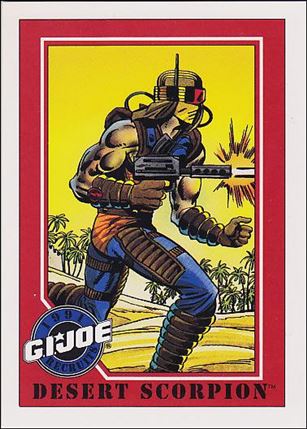 G.I. Joe (Base Set) card 130 Desert Scorpion