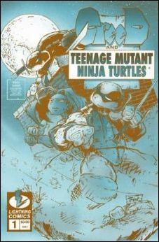 CreeD/Teenage Mutant Ninja Turtles issue 1-E Lightning Comics Blue/Bronze Hybrid Edition 1/200
