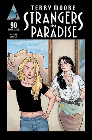 Terry Moore's Strangers in Paradise issue 90-D Limited Edition Cover