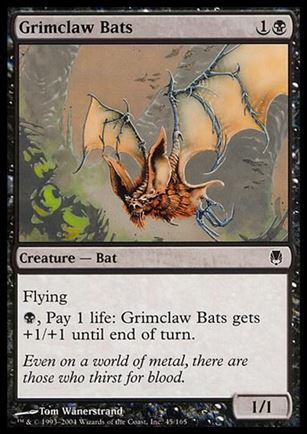 Magic the Gathering: Darksteel (Base Set) card 45 Grimclaw Bats