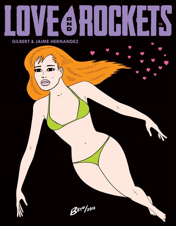 Love and Rockets (2016) issue 5-B Gilbert Hernandez Cover