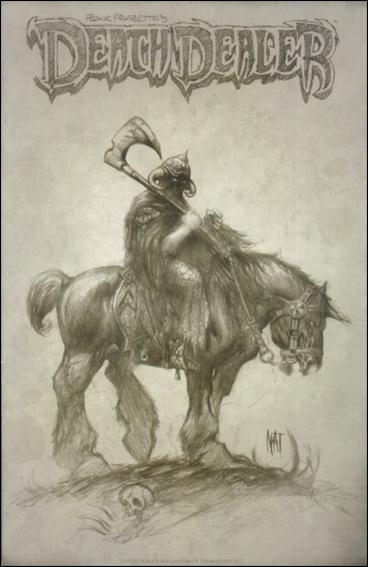 Frank Frazetta's Death Dealer (2007) issue 3-C Nat Jones 1:25 Sketch Cover