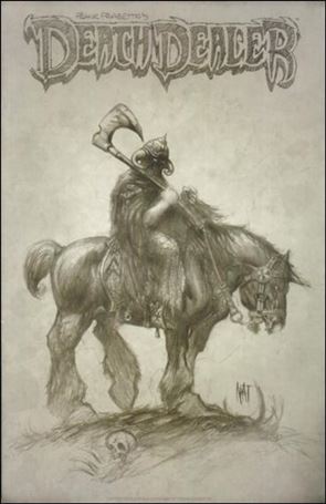 Frank Frazetta's Death Dealer (2007) issue 3-C Nat Jones 1:25 Sketch Cover