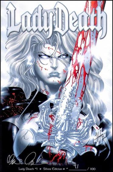 Lady Death (1994) issue 1-CG Silver Edition 1/100