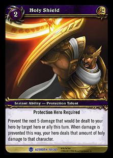World of Warcraft: Heroes of Azeroth (Base Set) card 70 Holy Shield 