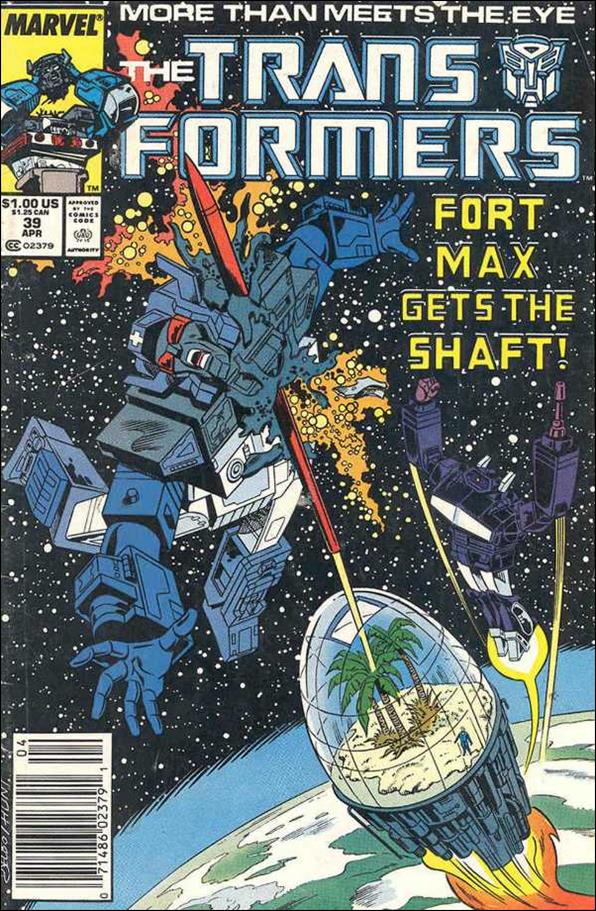 Transformers (1984) issue 39-B Newsstand Cover