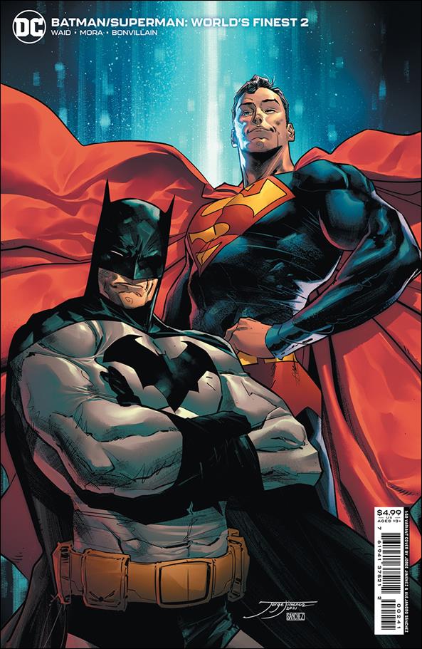 Batman/Superman: World's Finest issue 2-D Jorge Jimenez 1:50 Cardstock Cover