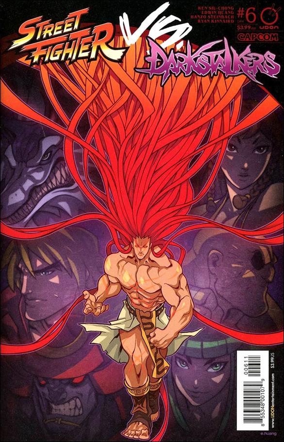 Street Fighter vs Darkstalkers issue 6 Edwin Huang Cover