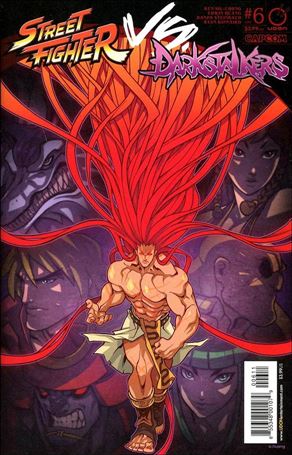 Street Fighter vs Darkstalkers issue 6 Edwin Huang Cover