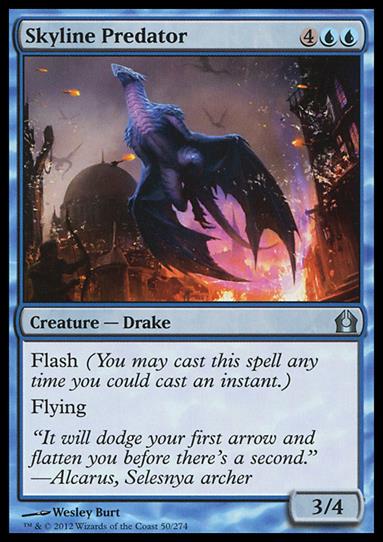 Magic the Gathering: Return to Ravnica (Base Set) card 50 Skyline Predator