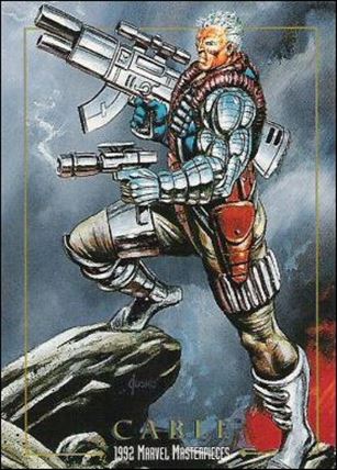 1992 Marvel Masterpieces (Base Set) card 18 Cable