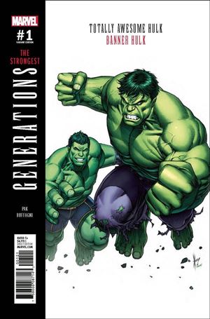 Generations: Banner Hulk & the Totally Awesome Hulk issue 1-B Dale Keown Cover