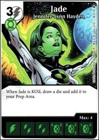 DC Comics Dice Masters War of Light card 48 Jade: Jennifer-Lynn Hayden
