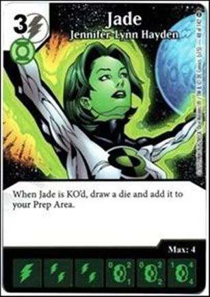DC Comics Dice Masters War of Light card 48 Jade: Jennifer-Lynn Hayden