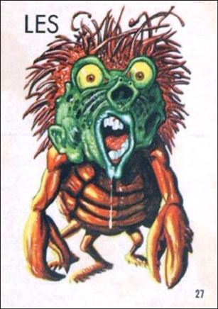 Ugly Stickers (1965) (Base Set) card 27-C Les