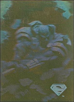 Superman Holo Series (Gold Hologram Parallel Base Set) card 16 Heavy Mettle 
