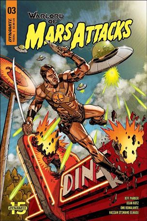 Warlord of Mars Attacks issue 3 Dave Johnson Cover