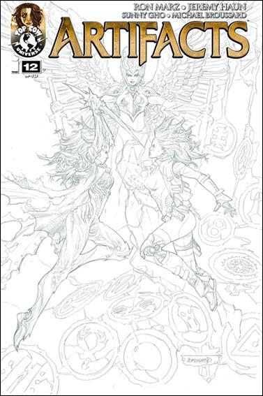 Artifacts (2010) issue 12-C Michael Broussard 1:50 Sketch Cover