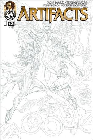 Artifacts (2010) issue 12-C Michael Broussard 1:50 Sketch Cover