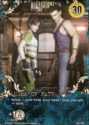 Resident Evil: Alliance (Base Set) card AC-019 Quirk of Fate