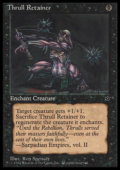 Magic the Gathering: Fallen Empires (Base Set) card 45 Thrull Retainer