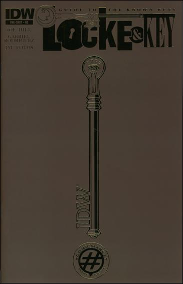 Locke & Key: Guide To Known Keys issue nn-C #comicmarket Gold Foil Cover 1/1000