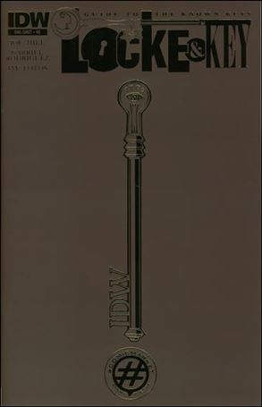 Locke & Key: Guide To Known Keys issue nn-C #comicmarket Gold Foil Cover 1/1000