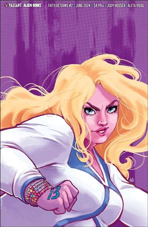 Faith Returns issue 2-D Aleta Vidal Virgin Cover