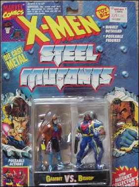 X-Men Steel Mutants (2-Packs) figure 7 Gambit vs Bishop