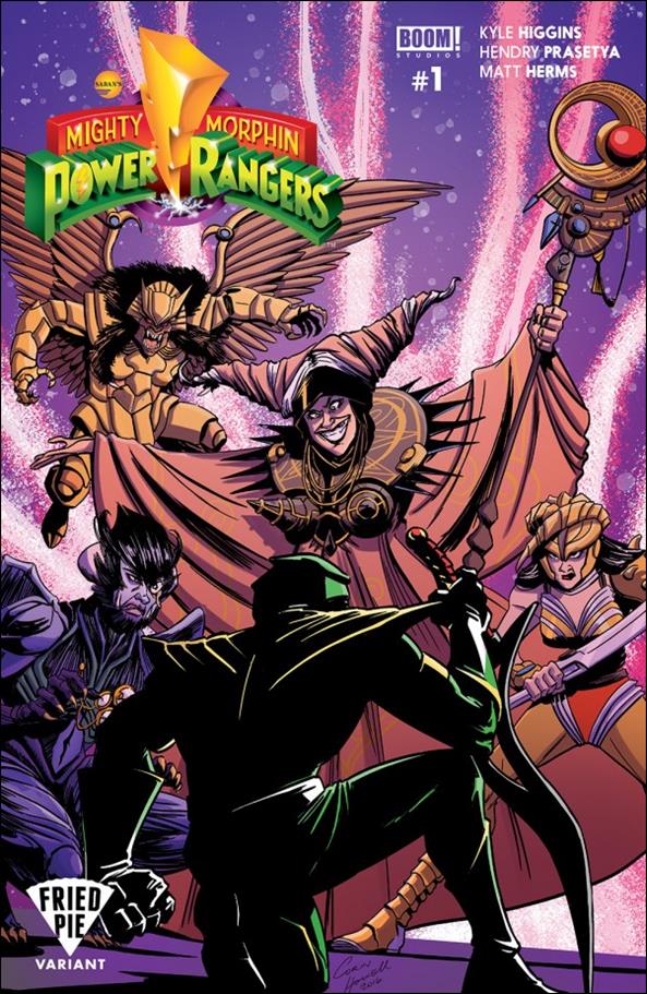 Mighty Morphin Power Rangers issue 1-SI Corin Howell Fried Pie Cover
