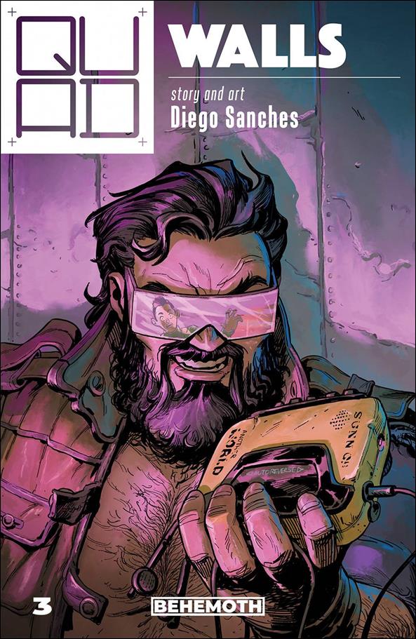Quad issue 3-D Aluisio Santos Walkman Cover