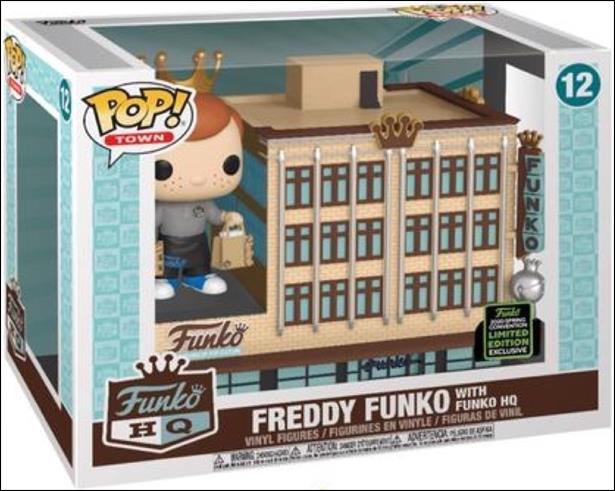 POP! Town figure 12-B Freddy Funko with Funko HQ Spring Convention